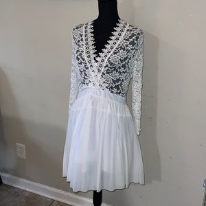 Intricate lace detailed dress